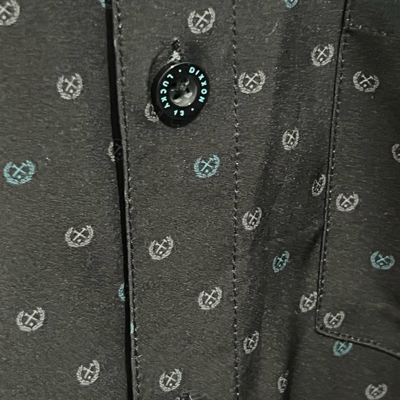 Dixxon Flannel Co shirt Lucky13 Mens Medium short sleeve button up - Picture 8 of 9